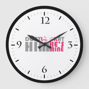 Reloj Redondo Grande No lo mires él es mío