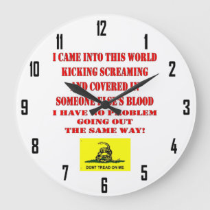 RELOJ REDONDO GRANDE NO ME TREAD