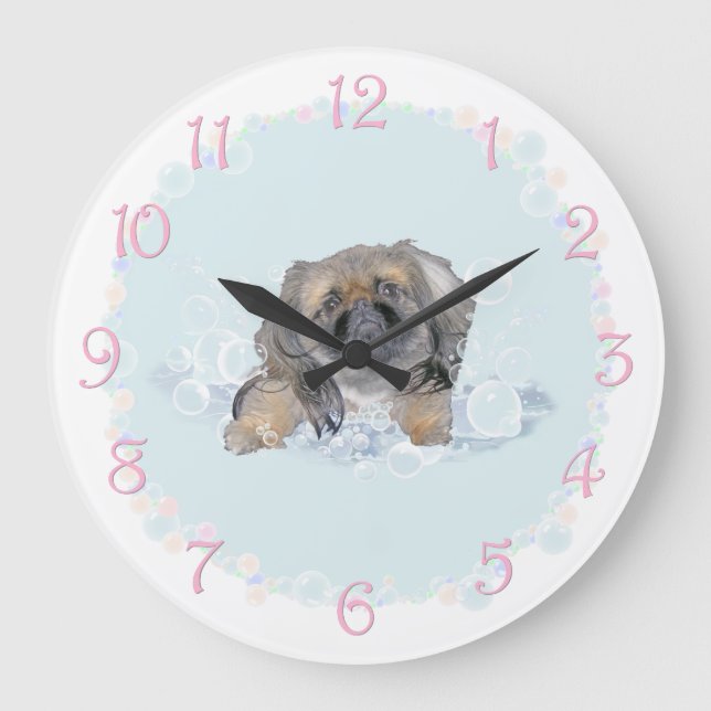 Reloj Redondo Grande No otro baño (Anverso)