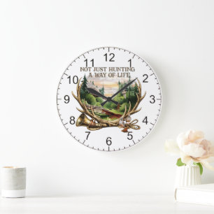 Reloj Redondo Grande No Solo Caza — Un Estilo de Vida