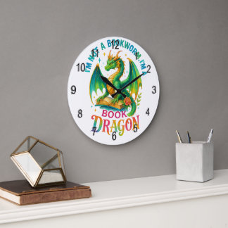 Reloj Redondo Grande No soy una librera...