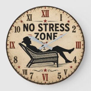 Reloj Redondo Grande No Stress Zone 