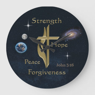 Reloj Redondo Grande No te preocupes por ti.