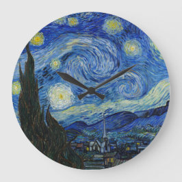 Reloj Redondo Grande Noche estrellada, 1889, por Vincent van Gogh