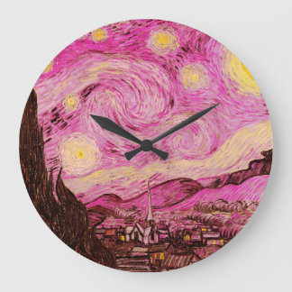 Reloj Redondo Grande Noche estrellada de Vincent Van Gogh