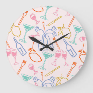 Reloj Redondo Grande Noche toscana