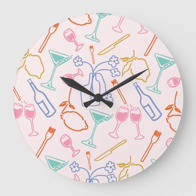 Reloj Redondo Grande Noche toscana (Anverso)