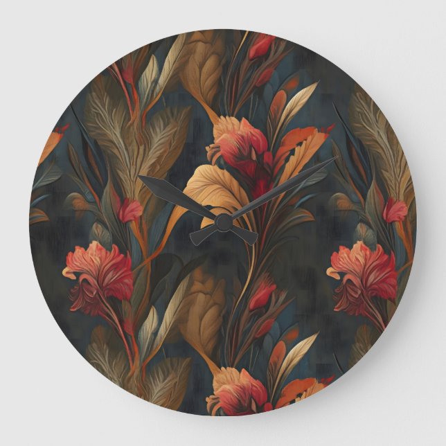 Reloj Redondo Grande Noches de otoño (Anverso)