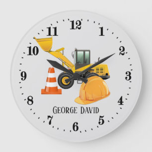 Reloj Redondo Grande nombre añadido del diger de construcción fresco