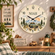 Nombre de niños personalizado Aventura Vintage