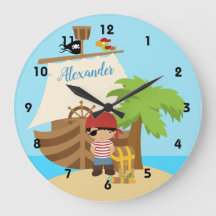 Nombre Personalizado De Cuate Pirate Boy Y Un Gran