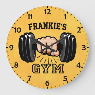 Reloj Redondo Grande NOMBRE Personalizado Personalizado de formador de