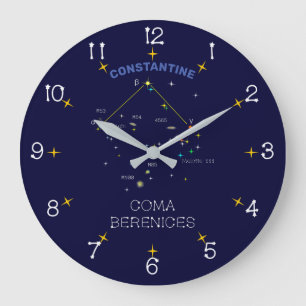 Reloj Redondo Grande Northern Hemisphere Constellation Coma Berenices