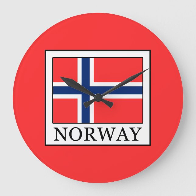 Reloj Redondo Grande Noruega (Anverso)