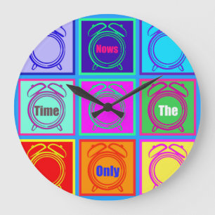 Reloj Redondo Grande Nows la única vez que diseño del despertador