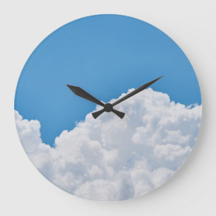 Reloj Redondo Grande Nubes