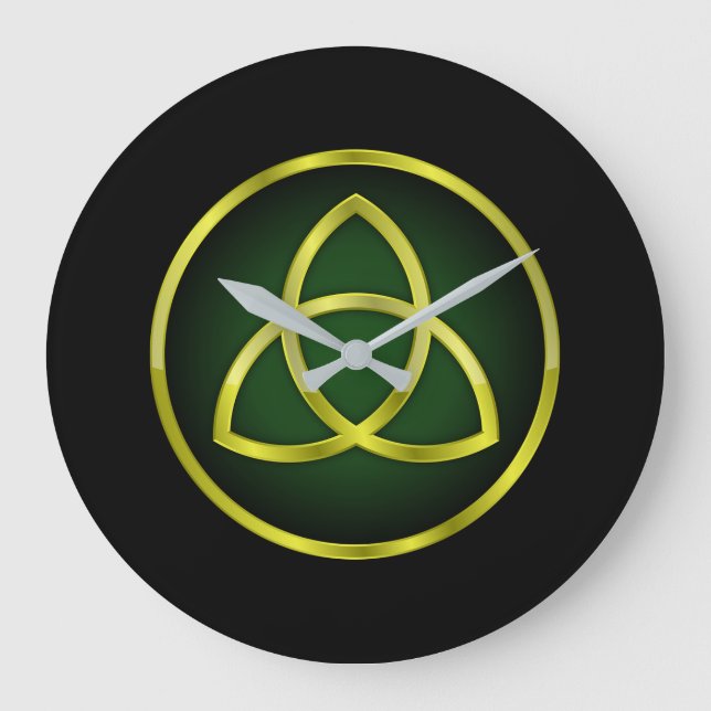 Reloj Redondo Grande Nudo de trinidad (Anverso)