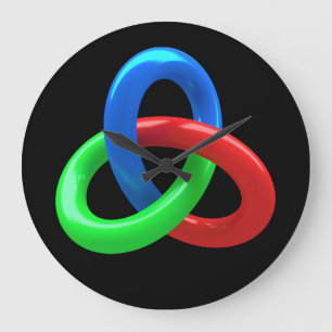 Reloj Redondo Grande Nudo Trefoil