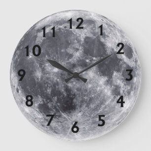 Reloj Redondo Grande Nuestra luna