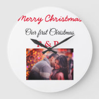 Nuestra primera Navidad agregar nombre foto boda c