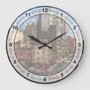 Reloj Redondo Grande Nueva York - Ciudad - La esquina de la 10th Ave y 