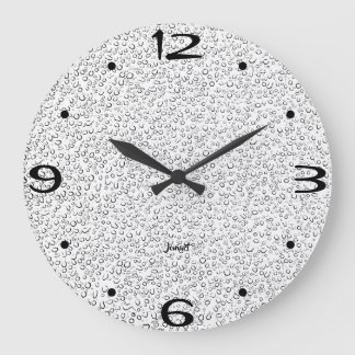 Reloj Redondo Grande Nuevo hogar Baño Perfecto Pared Time Pieza Blanco