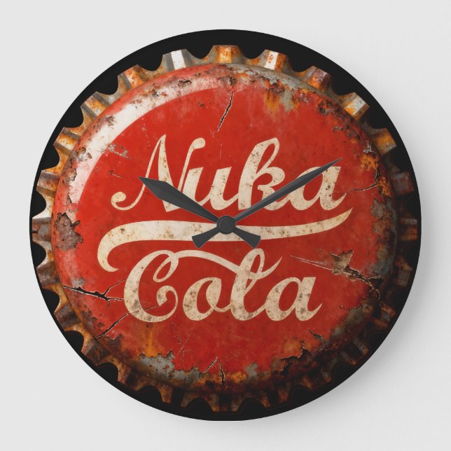 Reloj Redondo Grande Nuka Cola Clock (Anverso)