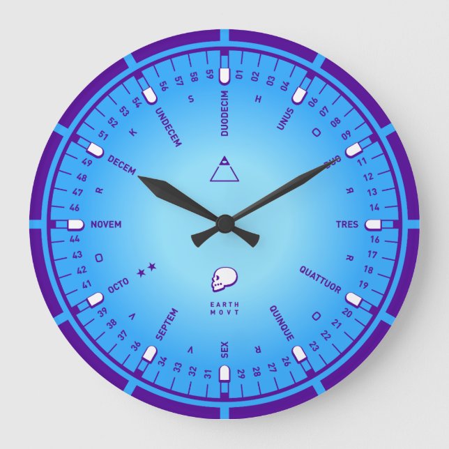 Reloj Redondo Grande Números (Anverso)