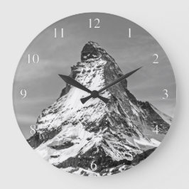 Reloj Redondo Grande Números blancos y negros de Cervino pequeños