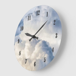 Reloj Redondo Grande Números negros de Cumulus Cloud Group