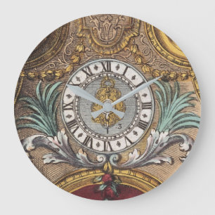 Reloj Redondo Grande Números romanos del vintage de la decoración vie