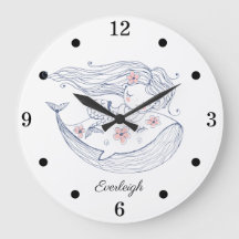 Nursera personalizada de Chica de ballenas con sir