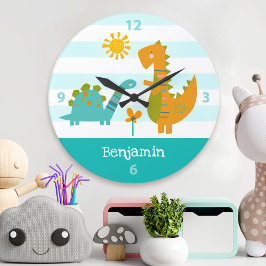 Reloj Redondo Grande Nursery Kawaii Cute