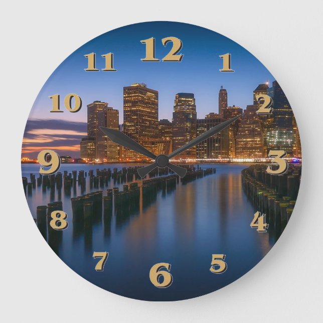 RELOJ REDONDO GRANDE NYC (Anverso)
