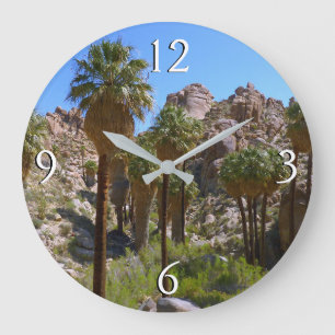 Reloj Redondo Grande Oasis Lost Palms I en el Parque Nacional Joshua Tr