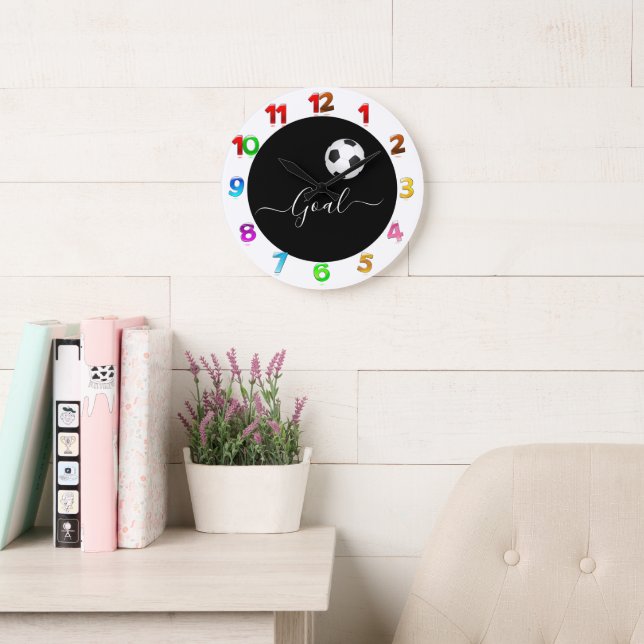 Reloj Redondo Grande Objetivo (Sala de lectura)