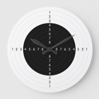 Reloj Redondo Grande Objetivo de rango de armas