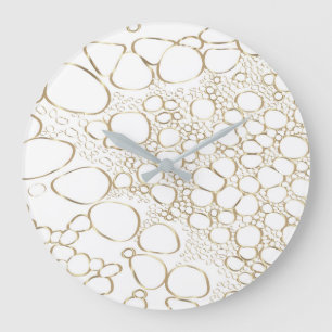 Reloj Redondo Grande Obra digital abstracta 4