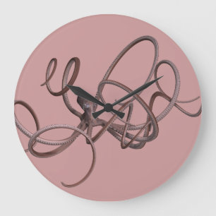 Reloj Redondo Grande Octopus gigante