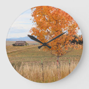 Reloj Redondo Grande Octubre Brillante