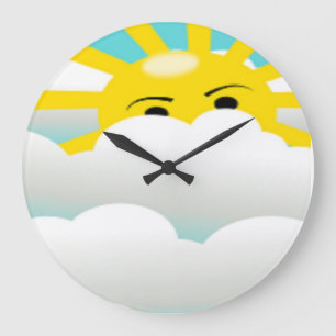 RELOJ REDONDO GRANDE OCULTAR EL SOL
