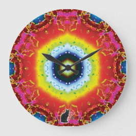 Reloj Redondo Grande Oculus Kaleidoscope