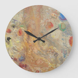 Reloj Redondo Grande Odilon Redon Buddha en su juventud CC0028 Timeless