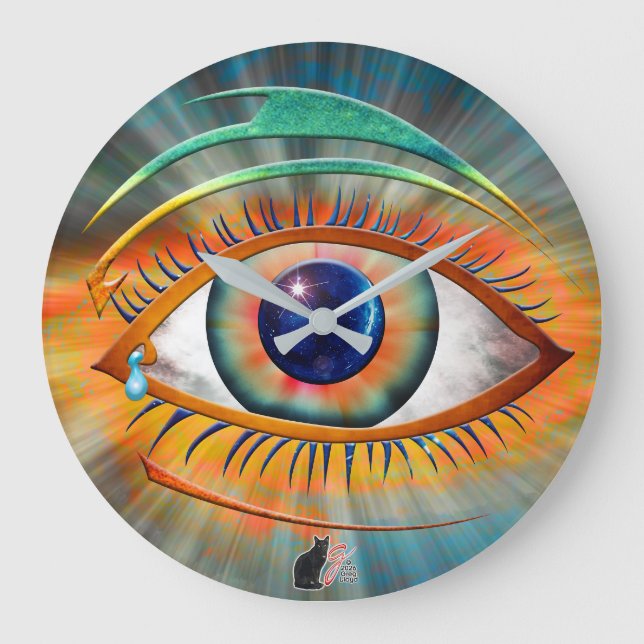 Reloj Redondo Grande Odin's Eye (Anverso)