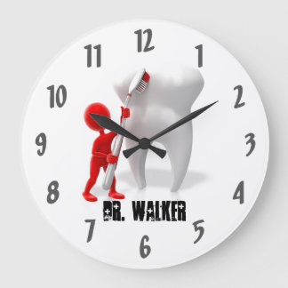 Reloj Redondo Grande Oficina de dentista profesional