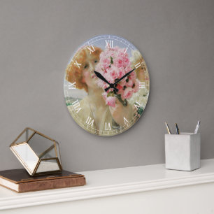 Reloj Redondo Grande Ofrenda de verano de Sir Lawrence Alma-Tadema
