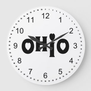 Reloj Redondo Grande Ohio Hearts