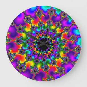 Reloj Redondo Grande Ojo arcoiris