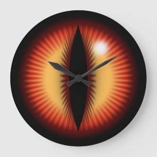 Reloj Redondo Grande Ojo de un dragón