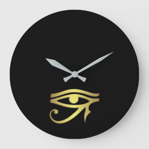Reloj Redondo Grande Ojo del símbolo del egipcio del horus